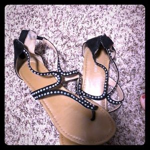 Black sandals